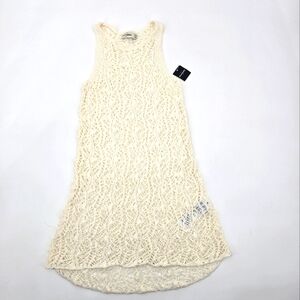 Abercrombie Kids Cream Sleeveless Knit Dress Size 8